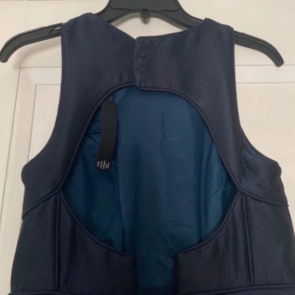 Tibi Jacquard Blue Simona Mini Dress - Picture 7 of 8